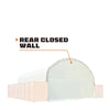 Back End Wall Kit, Compatible with TMG-DT4041C and DT4041CF container shelters installed with the standard height containers (8’6”), TMG-DT40BW8V