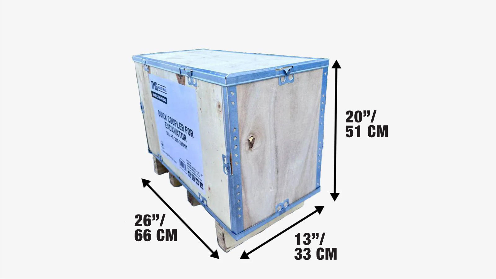 Pikaliitin kaivinkoneeseen, tapin halkaisija 1-¾