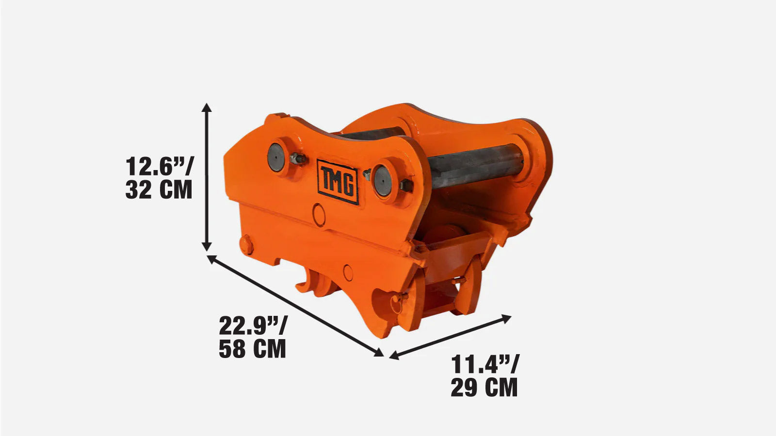 Pikaliitin kaivinkoneeseen, tapin halkaisija 1-¾