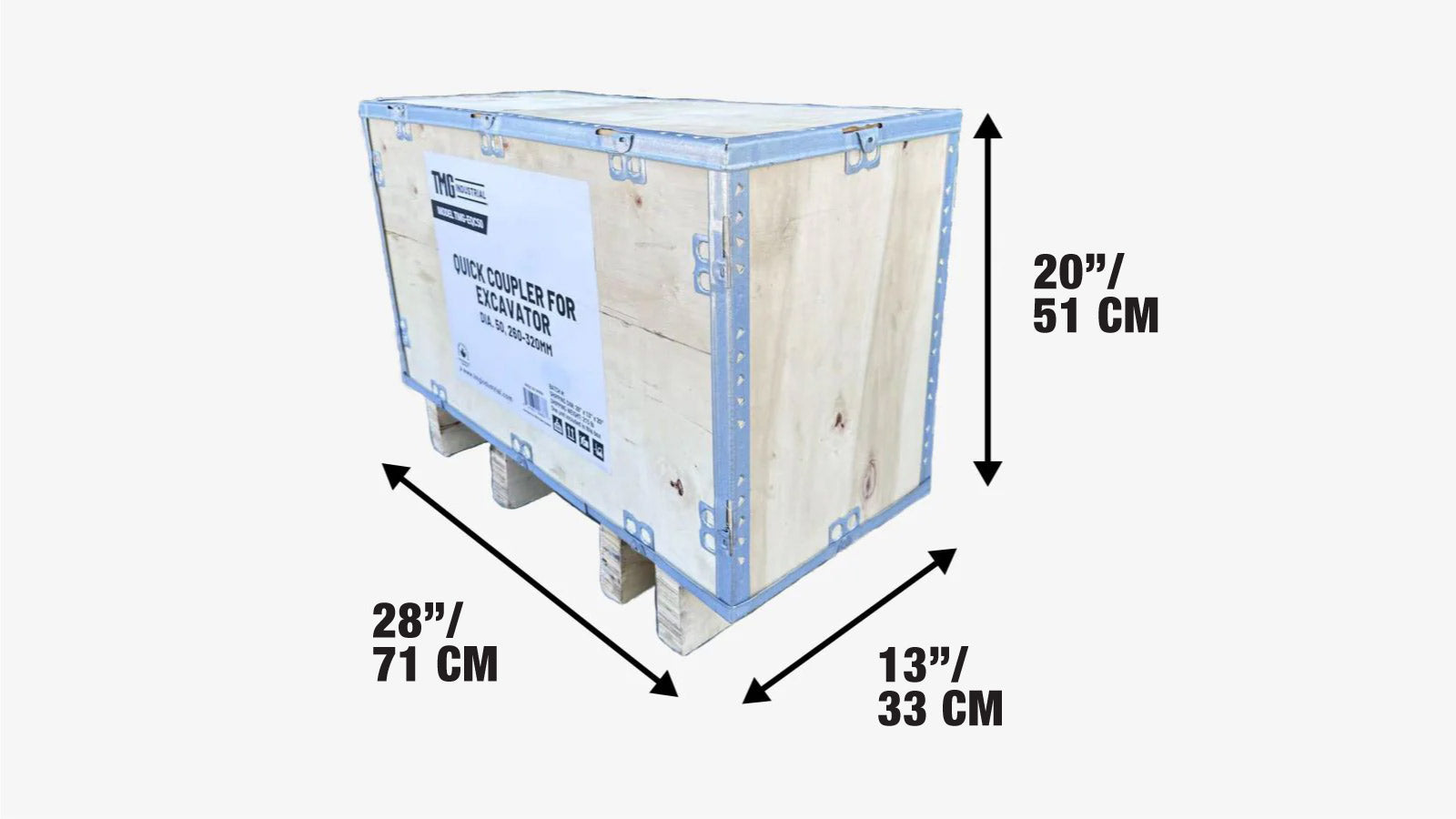 Pikaliitin kaivinkoneeseen, tapin halkaisija 2