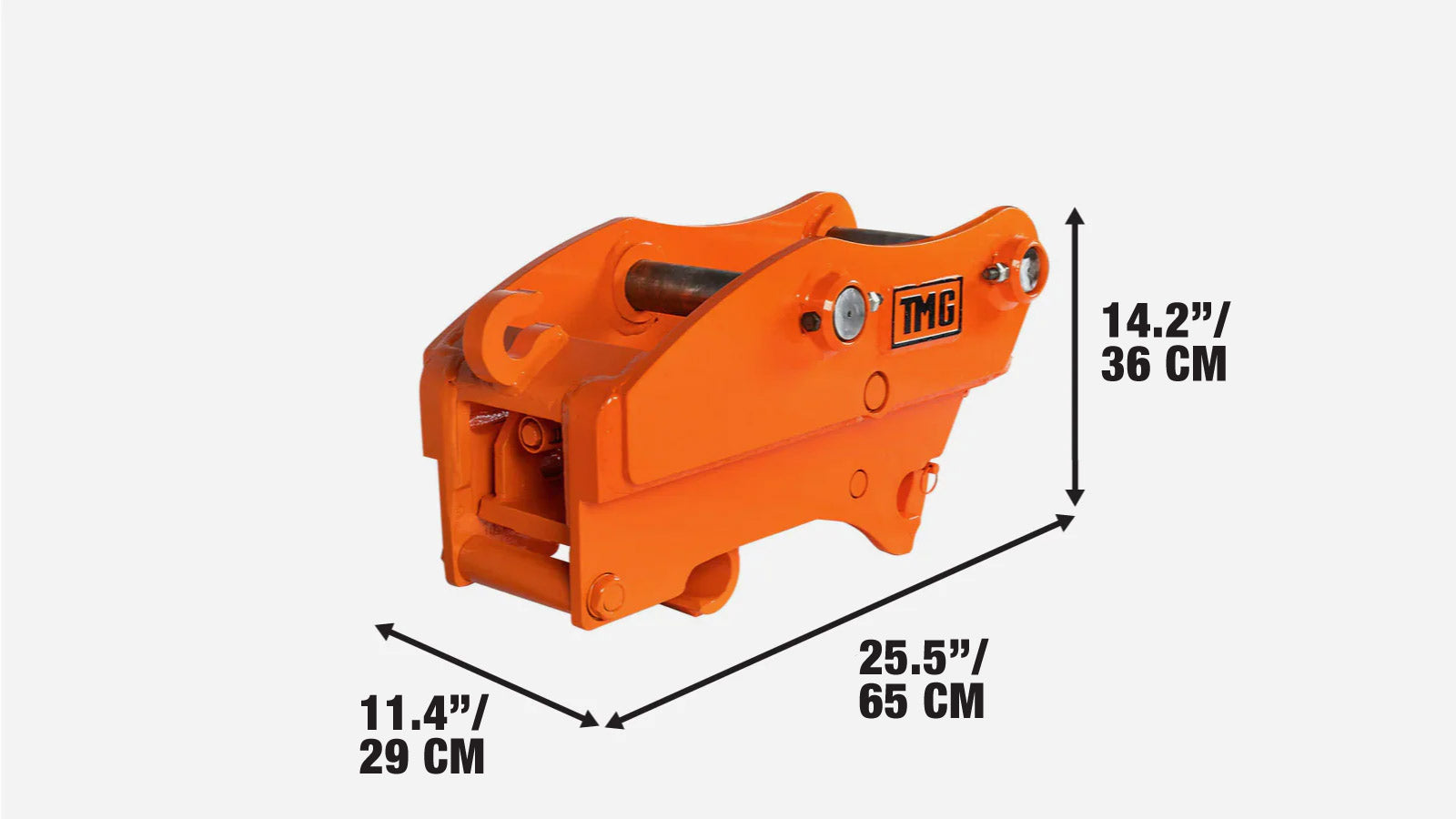 Pikaliitin kaivinkoneeseen, tapin halkaisija 2