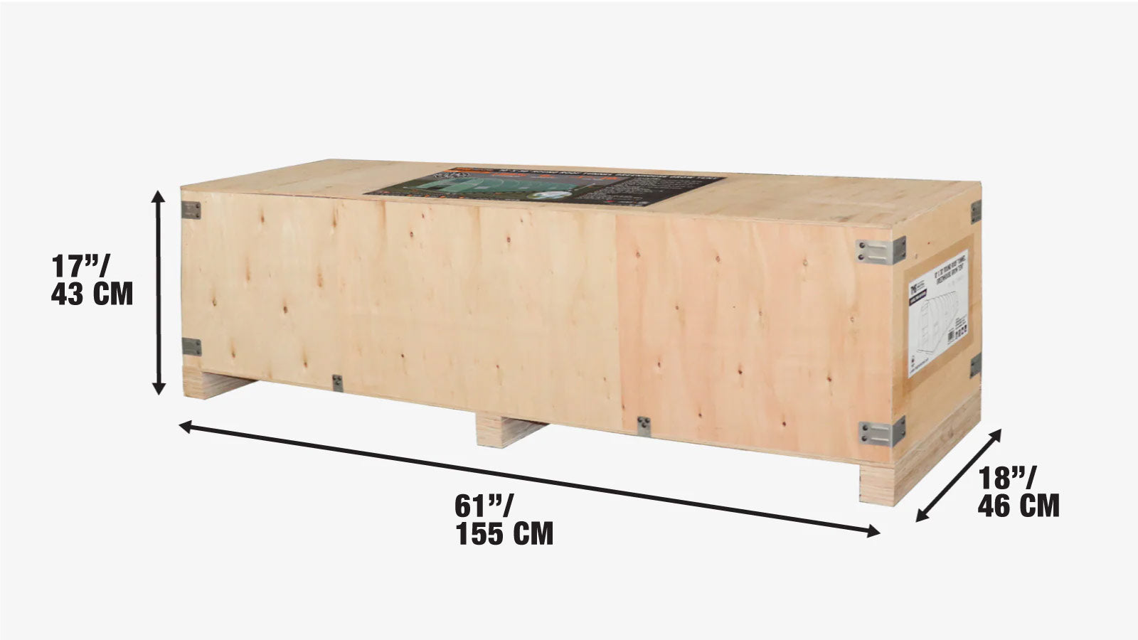10' x 30' tunnelikasvihuoneen kasvatusteltta ripstop-kansilla, kylmärunko, rullattavat verkkoikkunat, pyöreä katto, TMG-GH1030R-shipping-info-image