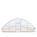 TMG Industrial 25’ x 80’ Tunnel Greenhouse Grow Tent w/6 Mil Clear EVA Plastic Film, Cold Frame, Hand Crank Roll-Up Sides, Peak Ceiling Roof, TMG-GH2580