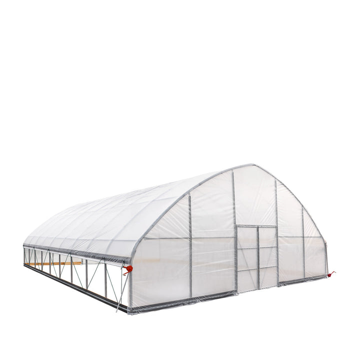 30' x 40' Commercial Tunnel Greenhouse with 6 Mil Clear Poly Covers and Roll-Up Sides TMG-GH3040-V2 (Previously GH3040) TMG Industrial CA