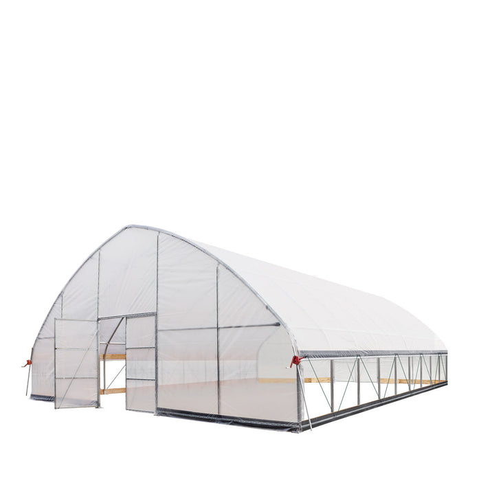 30' x 40' Commercial Tunnel Greenhouse with 6 Mil Clear Poly Covers and Roll-Up Sides TMG-GH3040-V2 (Previously GH3040) TMG Industrial CA