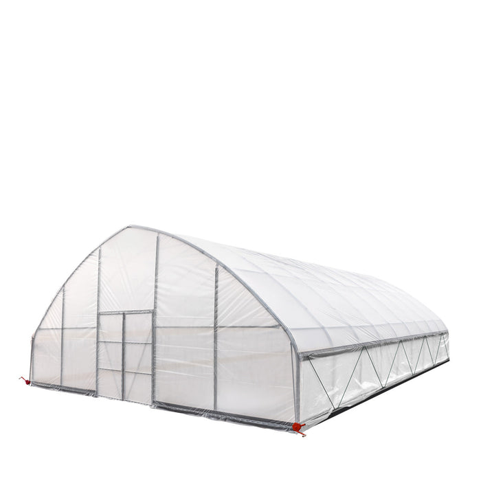 30' x 40' Commercial Tunnel Greenhouse with 6 Mil Clear Poly Covers and Roll-Up Sides TMG-GH3040-V2 (Previously GH3040) TMG Industrial CA