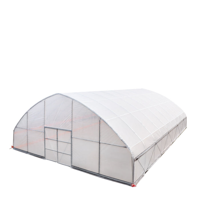 30' x 40' Commercial Tunnel Greenhouse with 6 Mil Clear Poly Covers and Roll-Up Sides TMG-GH3040-V2 (Previously GH3040) TMG Industrial CA