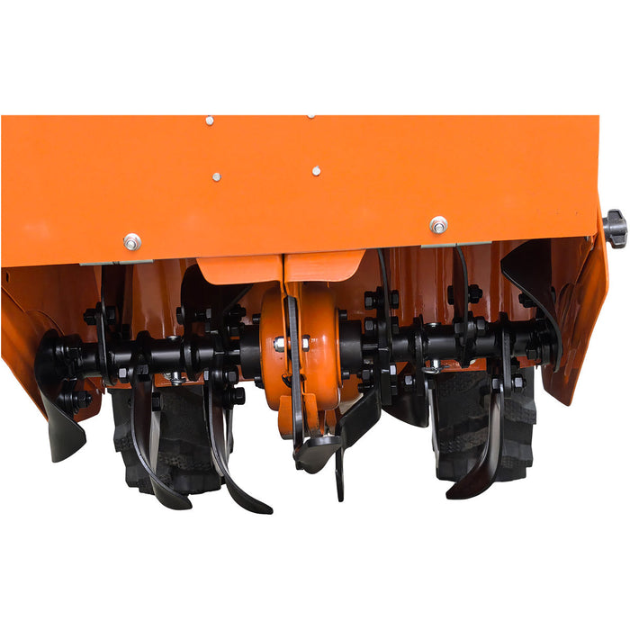 457 mm Self-Propelled Garden Tiller, Dual Rotation, 165 mm Tilling Depth, 196cc (6.5HP) Gas Engine, TMG-GT30 TMG Industrial CA