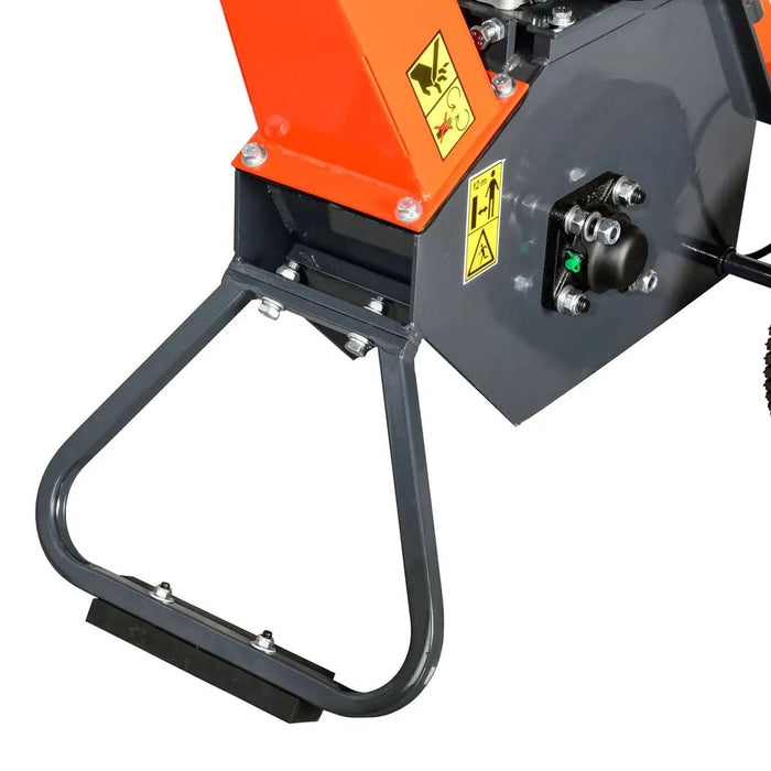 TMG Industrial 4" Wood Chipper Powered by 7 HP Kohler Command Pro Series Engine, 6'' Reversible Blades, Dual Belt Drive, TMG-GWC4