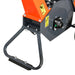 TMG Industrial 4" Wood Chipper Powered by 7 HP Kohler Command Pro Series Engine, 6'' Reversible Blades, Dual Belt Drive, TMG-GWC4