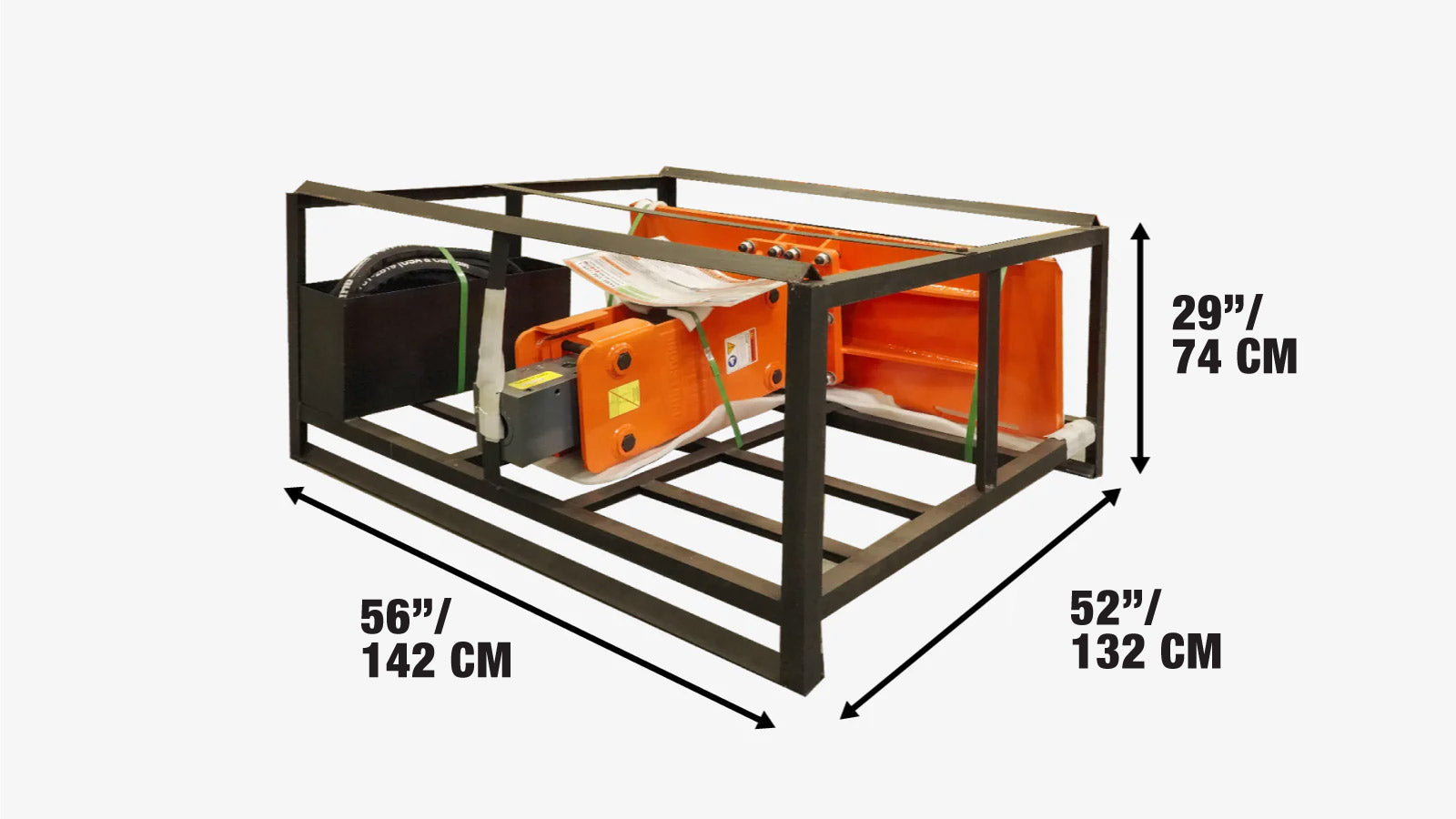 Hydraulinen vasara, 45-100 hv:n liukuohjattu yleiskäyttöinen kiinnitys, 3