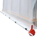 TMG Industrial 10’ x 40’ Lean-To Greenhouse Grow Tent w/6 Mil Clear EVA Plastic Film, Cold Frame, Hand Crank Roll-Up Side, 6-½’ Sidewall, TMG-GHL1040