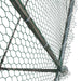 TMG Industrial 10’ x 40’ Wire Mesh Chicken Run Shelter Coop, Galvanized Steel, 400 Sq-Ft, Lockable Gate, PVC Coated Mesh, TMG-CRS1040