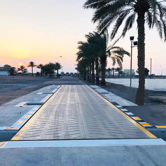 TMG Industrial 100 ton Weighbridge Truck Scale, -35℃ to +70℃, 10’ x 56’ (W x L), High-Quality Steel, U-Shape Beam Design, 120% Safe Overload, TMG-FST100