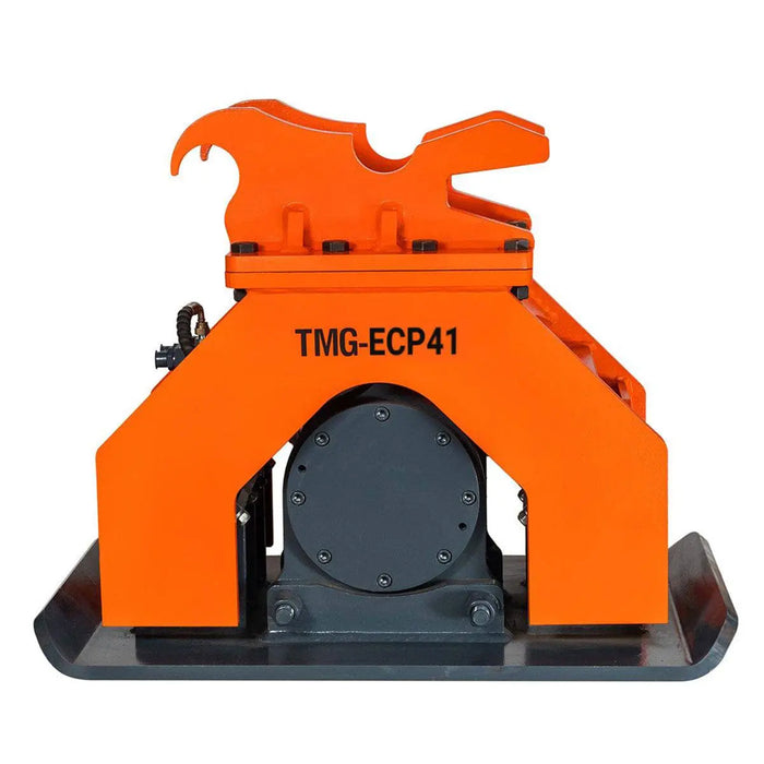 TMG Industrial 11,000-lbf Hydraulic Plate Compactor, 4-7 Ton Excavator Weight, 39” Compact Capacity, TMG-ECP41