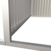 TMG Industrial 12’ x 20’ Galvanized Metal Livestock Shed, 240 Sq-Ft, 27 GA Corrugated Panels, Sliding Skid Mount, TMG-MS1220L