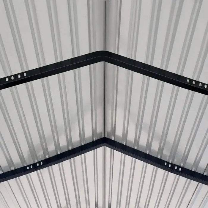 3.6 x 6 m Metal Shed Carport with 2.4 m Open Sidewalls, 2.9 m Peak Height, TMG-MSC1220 TMG Industrial