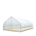 TMG Industrial 12’ x 20’ Tunnel Greenhouse Grow Tent w/6 Mil Clear EVA Plastic Film, Cold Frame, Hand Crank Roll-Up Sides, Peak Ceiling Roof, TMG-GH1220