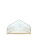 TMG Industrial 12’ x 40’ Tunnel Greenhouse Grow Tent w/6 Mil Clear EVA Plastic Film, Cold Frame, Hand Crank Roll-Up Sides, Peak Ceiling Roof, TMG-GH1240