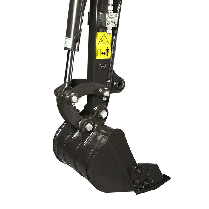 TMG Industrial 1200 KG Mini Compact Excavator, 14 HP Kubota Diesel, KDK Pump, Eaton Motor, Zero Tail Overhang, Adjustable Chassis Width, TMG-MVE12