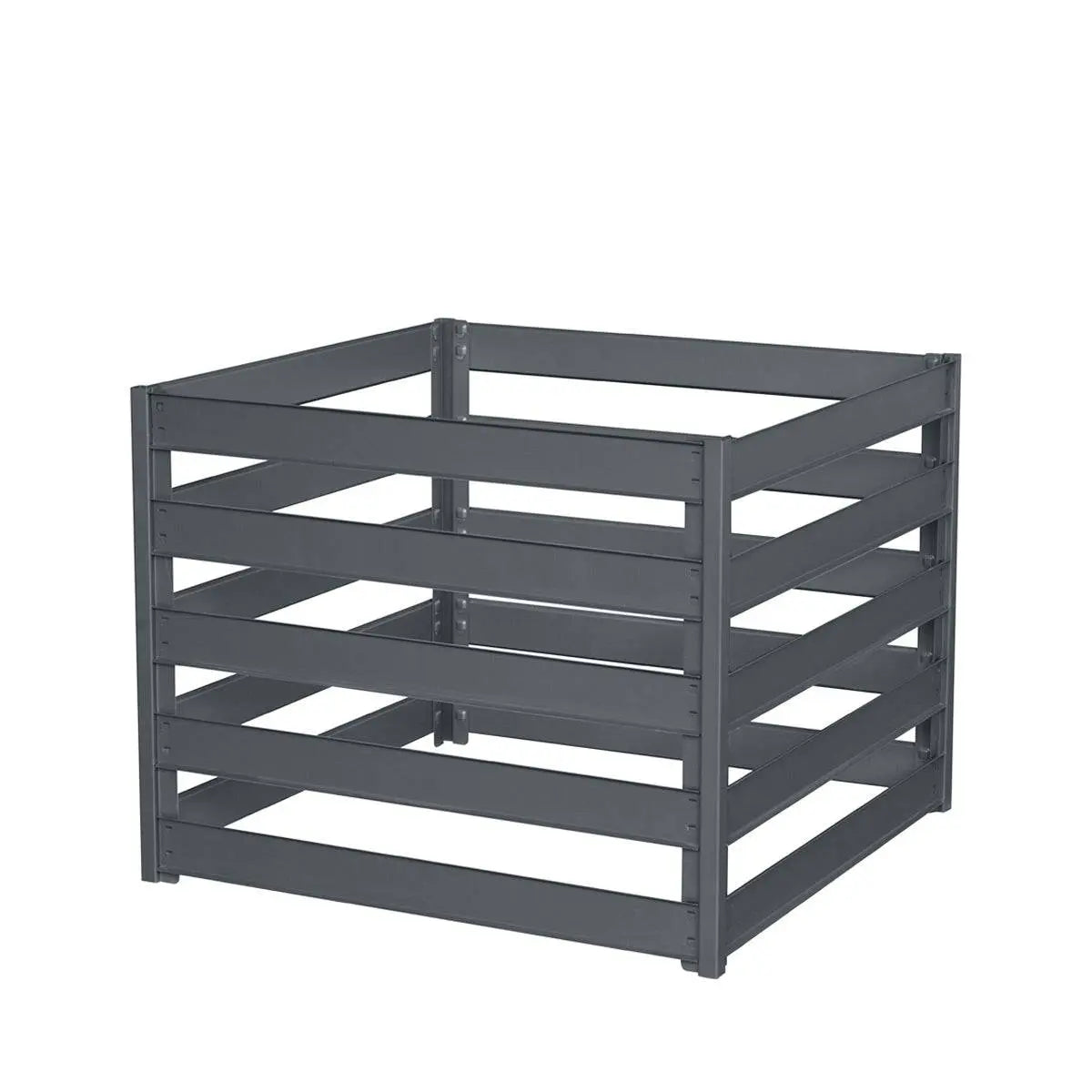 160 Gallon Slatted Metal Composter, Galvanized/Powder Coated, – TMG ...