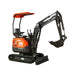 TMG Industrial 1600 KG Mini Compact Excavator, 16 HP Kubota Diesel, KDK Pump, Eaton Motor, 85” Digging Depth, TMG-MVE16
