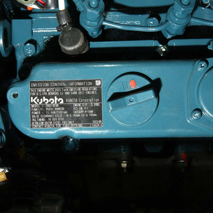 TMG Industrial 1800 KG Mini Compact Excavator, 16 HP Kubota Diesel, KDK Pump, Eaton Motor, 85” Digging Depth, Joystick Control, TMG-MVE18