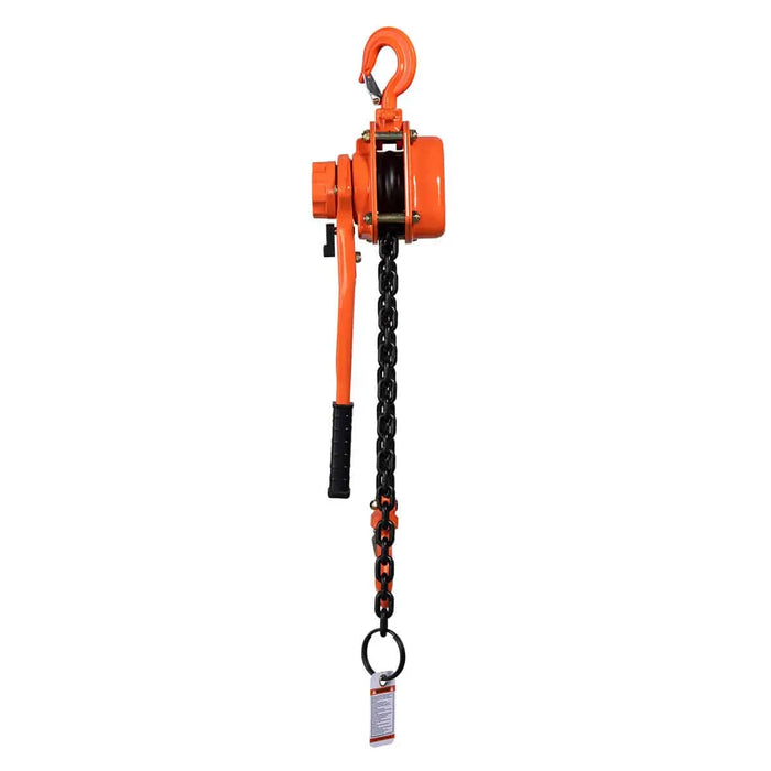 TMG Industrial 1.5 Ton 5' Lift Lever Chain Hoist, Twin Pawl Brakes, ASME B30.21, TMG-AHL2