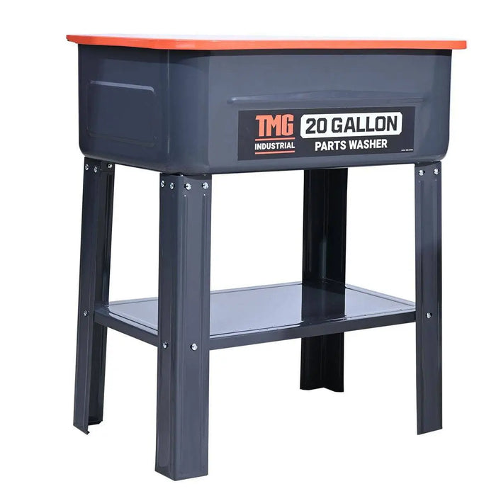 TMG Industrial 20 Gallon Parts Washer, 5’ Power Cord, 120V Pump, 4 GPM Flow, TMG-APW20