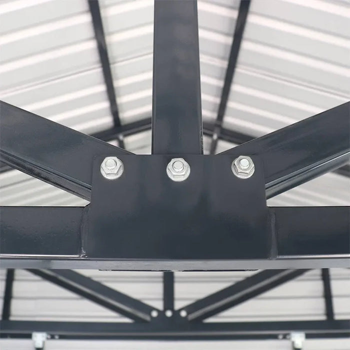 20' x 30' Metal Garage Shed, 11'10" Large Front Door, Side Entry, Window and 13' Peak Height, TMG-MS2030-D1 TMG Industrial CA