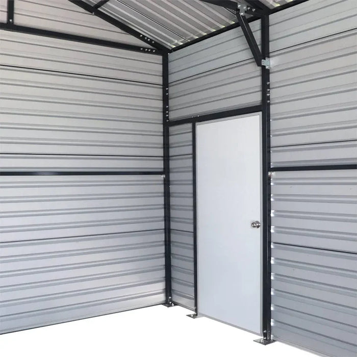 20' x 30' Metal Garage Shed, 11'10" Large Front Door, Side Entry, Window and 13' Peak Height, TMG-MS2030-D1 TMG Industrial CA