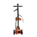 TMG Industrial 22 Ton (48,000 lb) Professional Air Hydraulic Axle Jack, Pneumatic Control, Double Springs, 17” Lift Height, TMG-AJX22