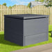 TMG Industrial 220 Gallon Stationary Composter, Galvanized/Powder Coated, TMG-MCP40