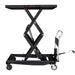 TMG Industrial 2200-lb Mobile Scissor Lift Table, 67” Lifting Height, Foot Pedal Operation, TMG-ALS10