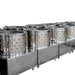 TMG Industrial 23” Chicken Plucking Machine, Stainless Steel Drum, Caster Wheels, Feather Discharge Chute, TMG-CP23