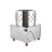 TMG Industrial 23” Chicken Plucking Machine, Stainless Steel Drum, Caster Wheels, Feather Discharge Chute, TMG-CP23