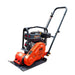 TMG Industrial 2380 Lbs Heavy-Duty Plate Compactor, 6.5 HP Loncin G200F Engine, 8” Compaction Depth, TMG-PC60