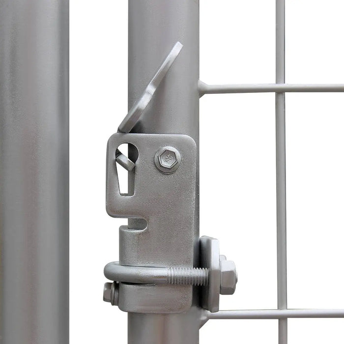 TMG Industrial 24’ x 24’ Galvanized Dog Kennel, Easy Assembly, Weather-Resistant, TMG-DCP24