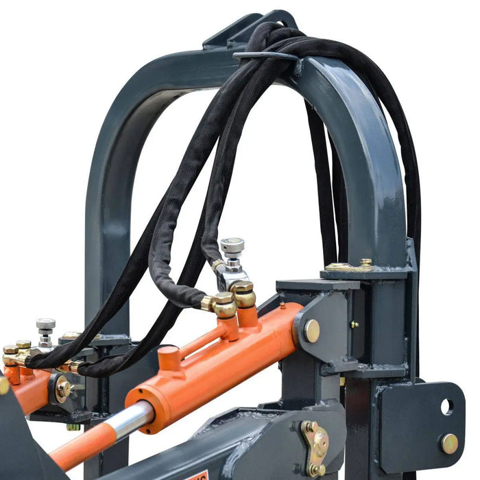 TMG Industrial 26” 3-Point Hitch Stump Grinder, Category 1 & 2 Hookup, Driveline Shaft Included, 30-50 HP Tractor, TMG-TSG26 (Discontinued)