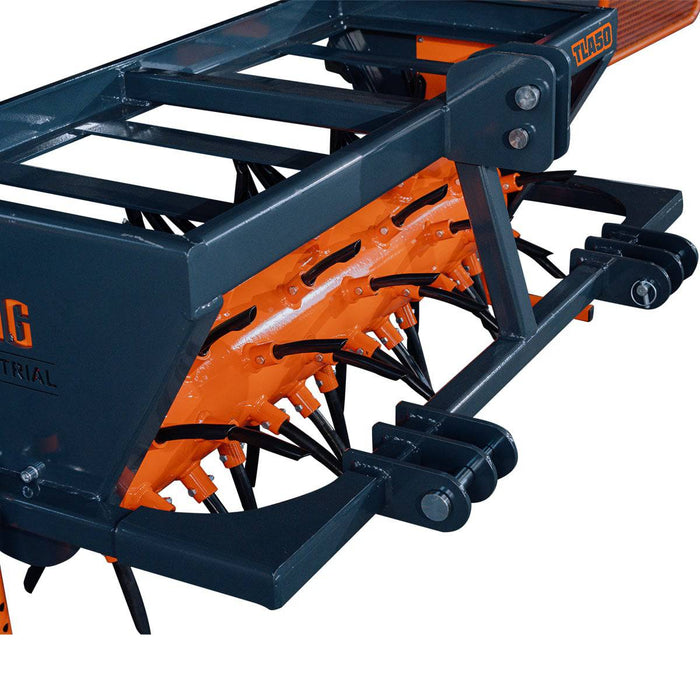 3-pistekiinnitteinen rumpuilmastin, työleveys 50", luokan 1 ja 2 traktorit, tulpan pituus 5", TMG-TLA50