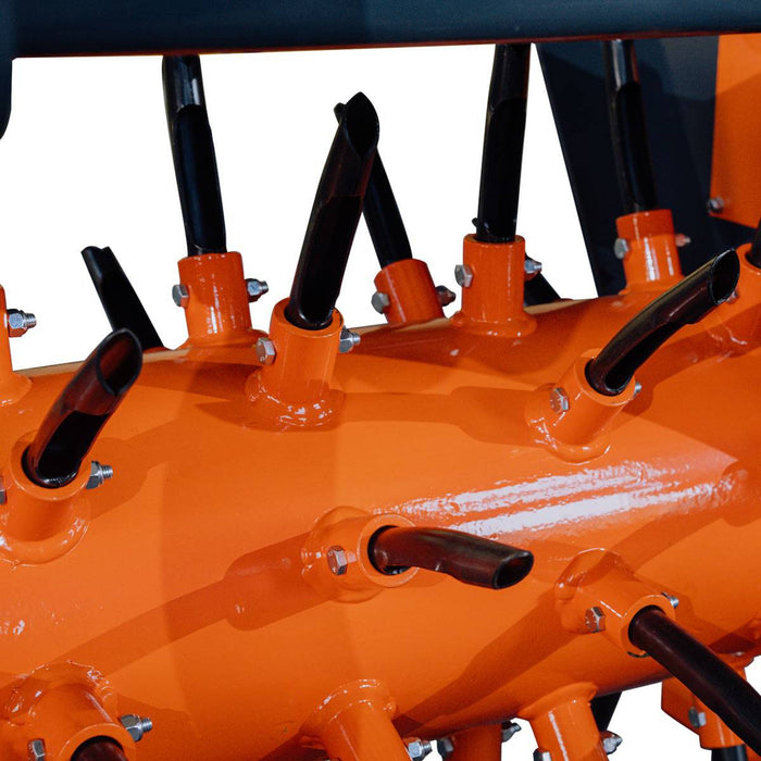 3-pistekiinnitteinen rumpuilmastin, työleveys 50", luokan 1 ja 2 traktorit, tulpan pituus 5", TMG-TLA50