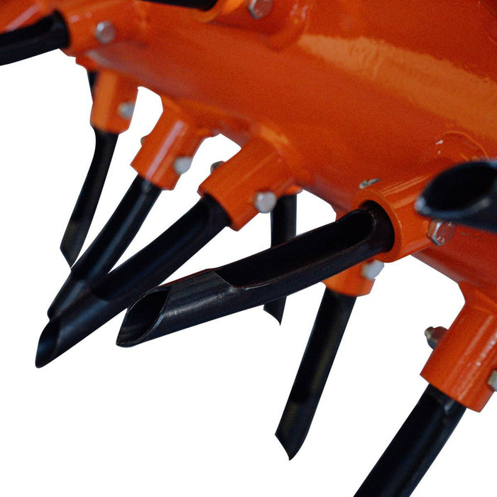 3-pistekiinnitteinen rumpuilmastin, työleveys 50", luokan 1 ja 2 traktorit, tulpan pituus 5", TMG-TLA50