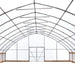 TMG Industrial 30’ x 120’ Tunnel Greenhouse Grow Tent w/6 Mil Clear EVA Plastic Film, Cold Frame, Hand Crank Roll-Up Sides, Peak Ceiling Roof, TMG-GH30120