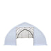 TMG Industrial 30' x 40' Peak Ceiling Storage Shelter with Heavy Duty 11 oz PE Cover & Drive Through Doors, TMG-ST3040E (Previously ST3040)