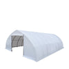30' x 40' Peak Ceiling Storage Shelter with Heavy Duty 11 oz PE Cover & Drive Through Doors, TMG-ST3040E (discontinued)