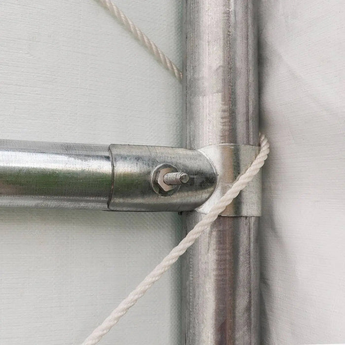 30' x 40' huippukattoinen varastohalli, jossa on kestävä 17 oz:n PVC-katos ja läpiajo-ovet, TMG-ST3040V