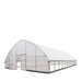TMG Industrial 30’ x 50’ Tunnel Greenhouse Grow Tent w/6 Mil Clear EVA Plastic Film, Cold Frame, Hand Crank Roll-Up Sides, Peak Ceiling Roof, TMG-GH3050