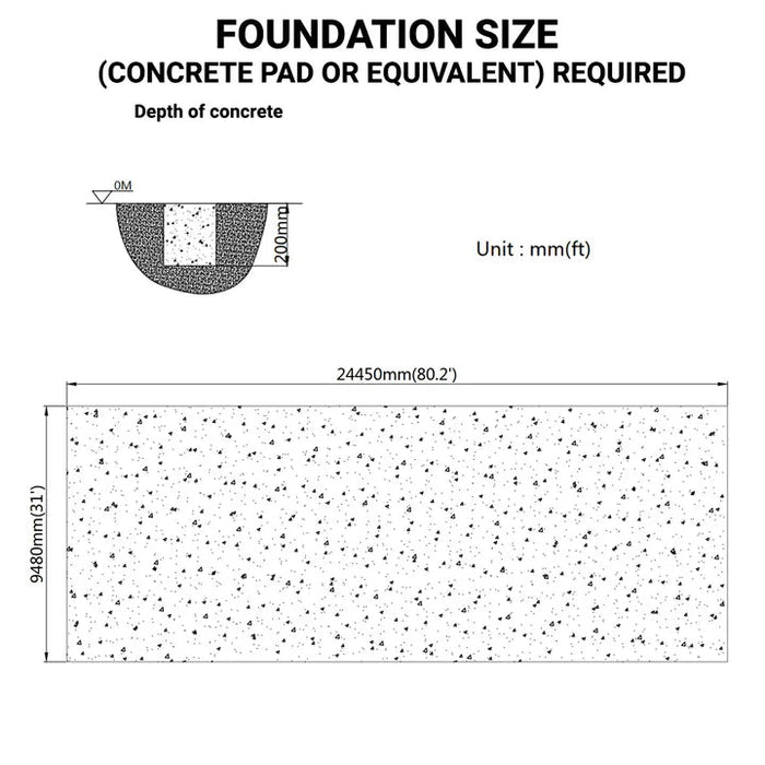 30' x 80' Peak Ceiling Storage Shelter with Heavy Duty 17 oz PVC Cover & Drive Through Doors, TMG-ST3082V (Previously ST3080V) TMG Industrial CA