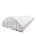 TMG Industrial 30’ x 80’ Tunnel Greenhouse Grow Tent w/6 Mil Clear EVA Plastic Film, Cold Frame, Hand Crank Roll-Up Sides, Peak Ceiling Roof, TMG-GH3080