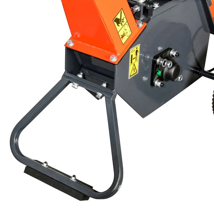 TMG Industrial 4" Wood Chipper Powered by 7 HP Kohler Command Pro Series Engine, 6'' Reversible Blades, Dual Belt Drive, TMG-GWC4